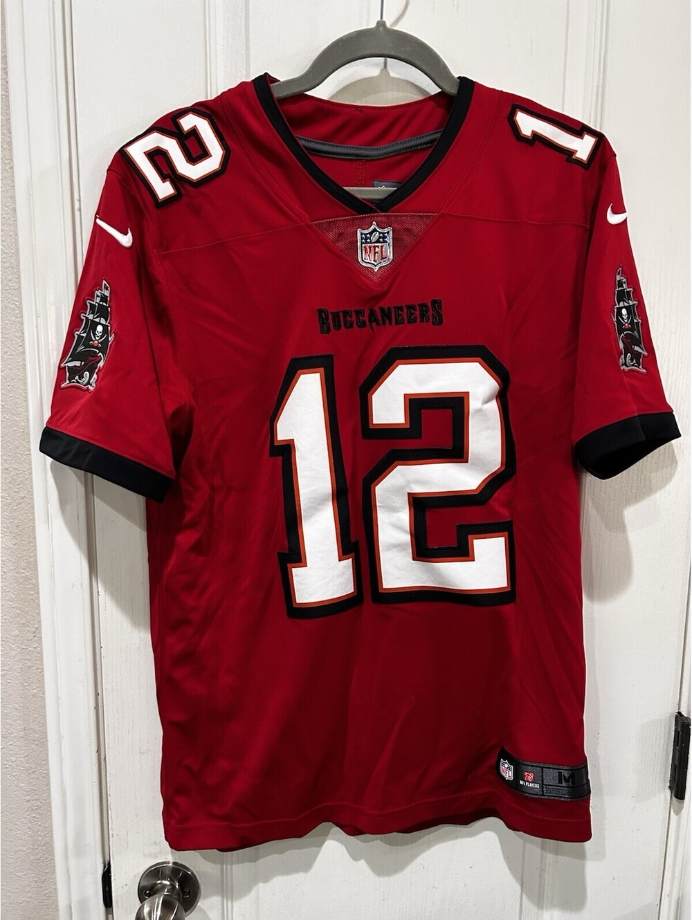 Nike Tom Brady #12 Tampa Bay Buccaneers NFL On Field Home Jersey Men’s M